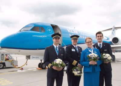 Flughafen Dresden Eröffnung der KLM Linie nach Amsterdam, Dresden, Sächsische Zeitung 5/2016